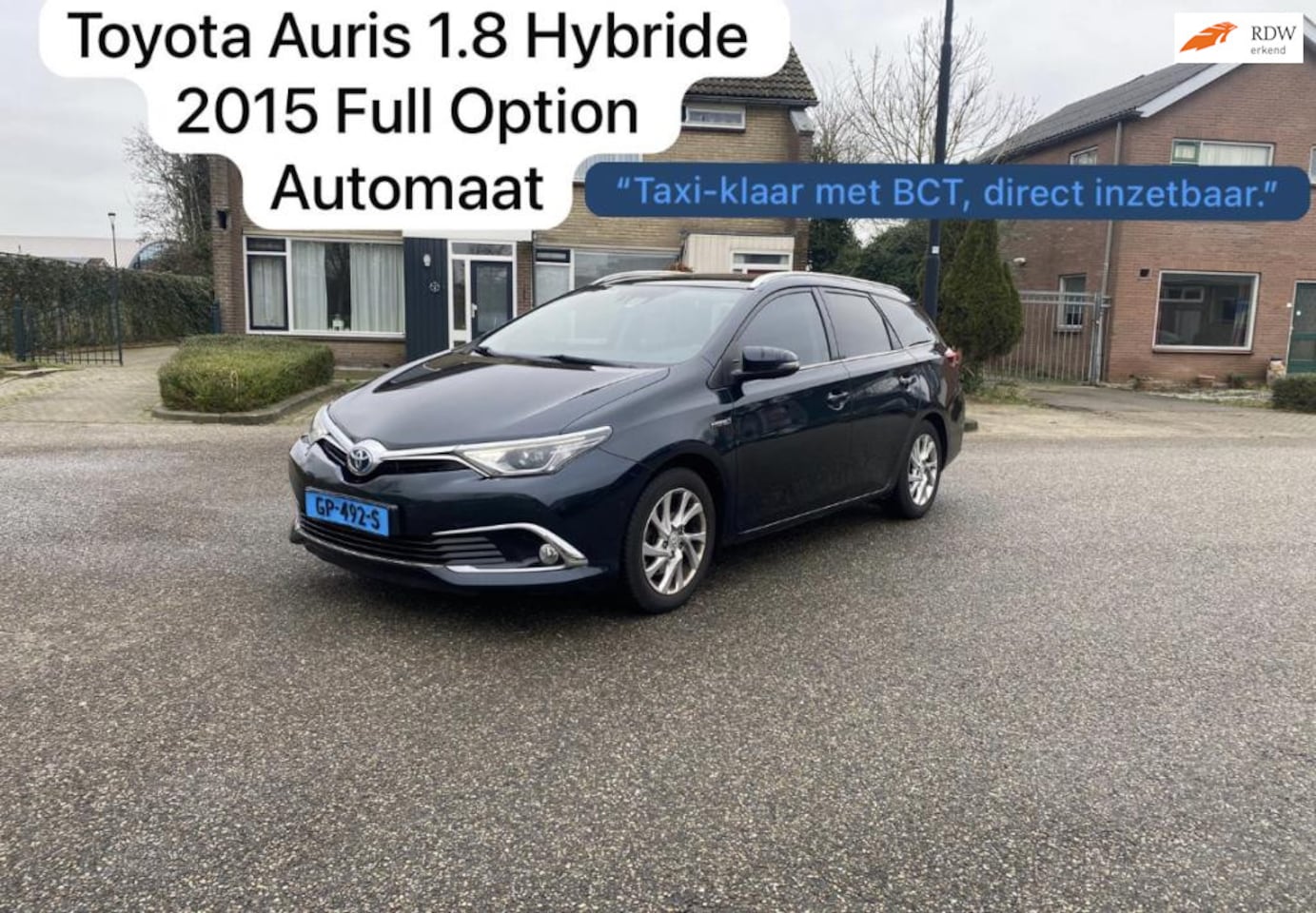 Toyota Auris Touring Sports - 1.8 Hybrid Full Option Taxi-Klaar - AutoWereld.nl