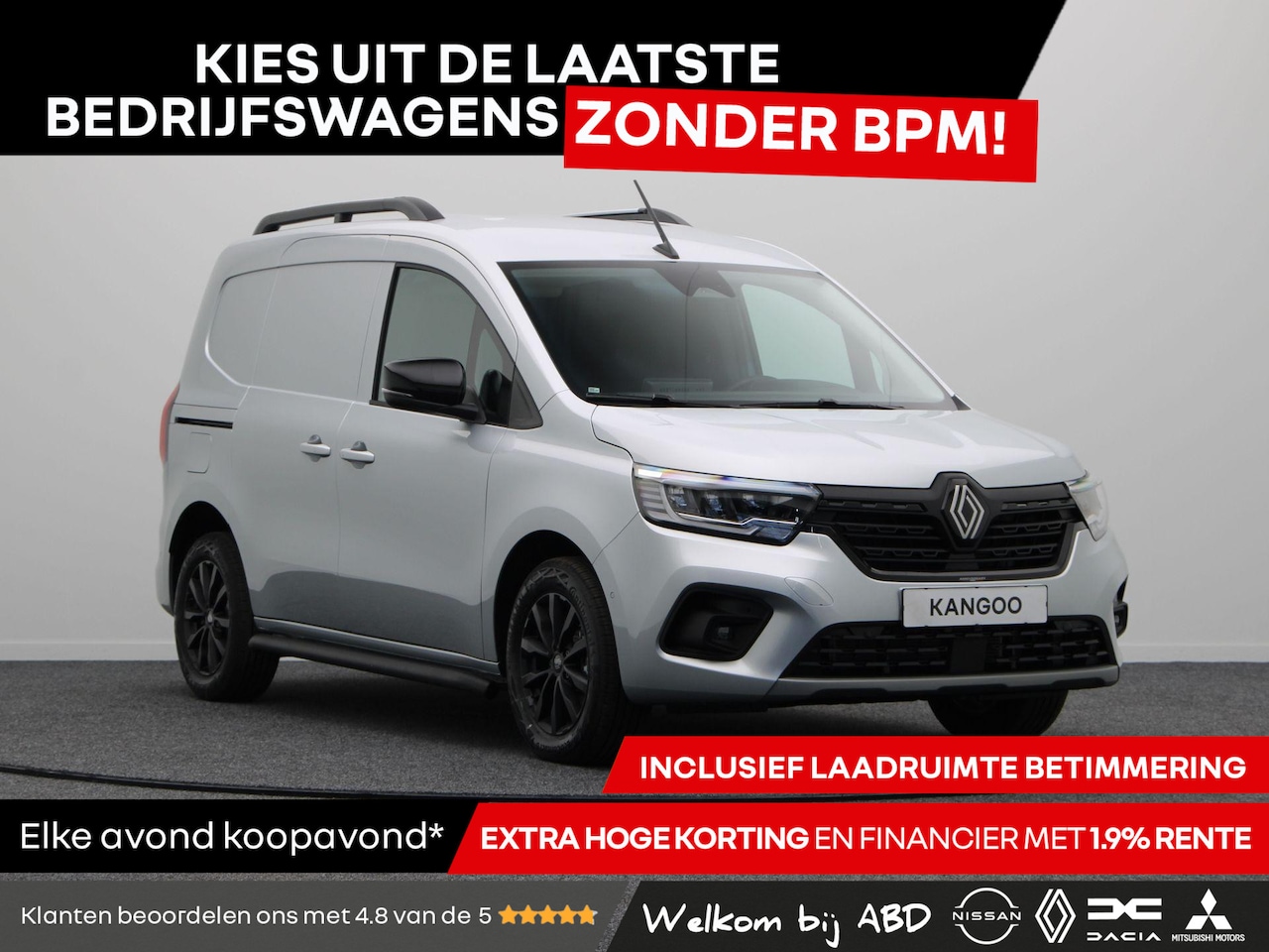 Renault Kangoo - 1.5 dCi 115pk EDC extra L1 | Anniversary |  LMV | Sidebars | Roofrails | Trekhaak | - AutoWereld.nl