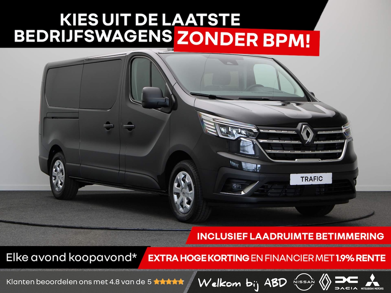 Renault Trafic - 2.0 dCi 130pk T30 L2H1 DC Advance | Dubbel cabine | BPM Voordeel | Hoge korting | Lage ren - AutoWereld.nl