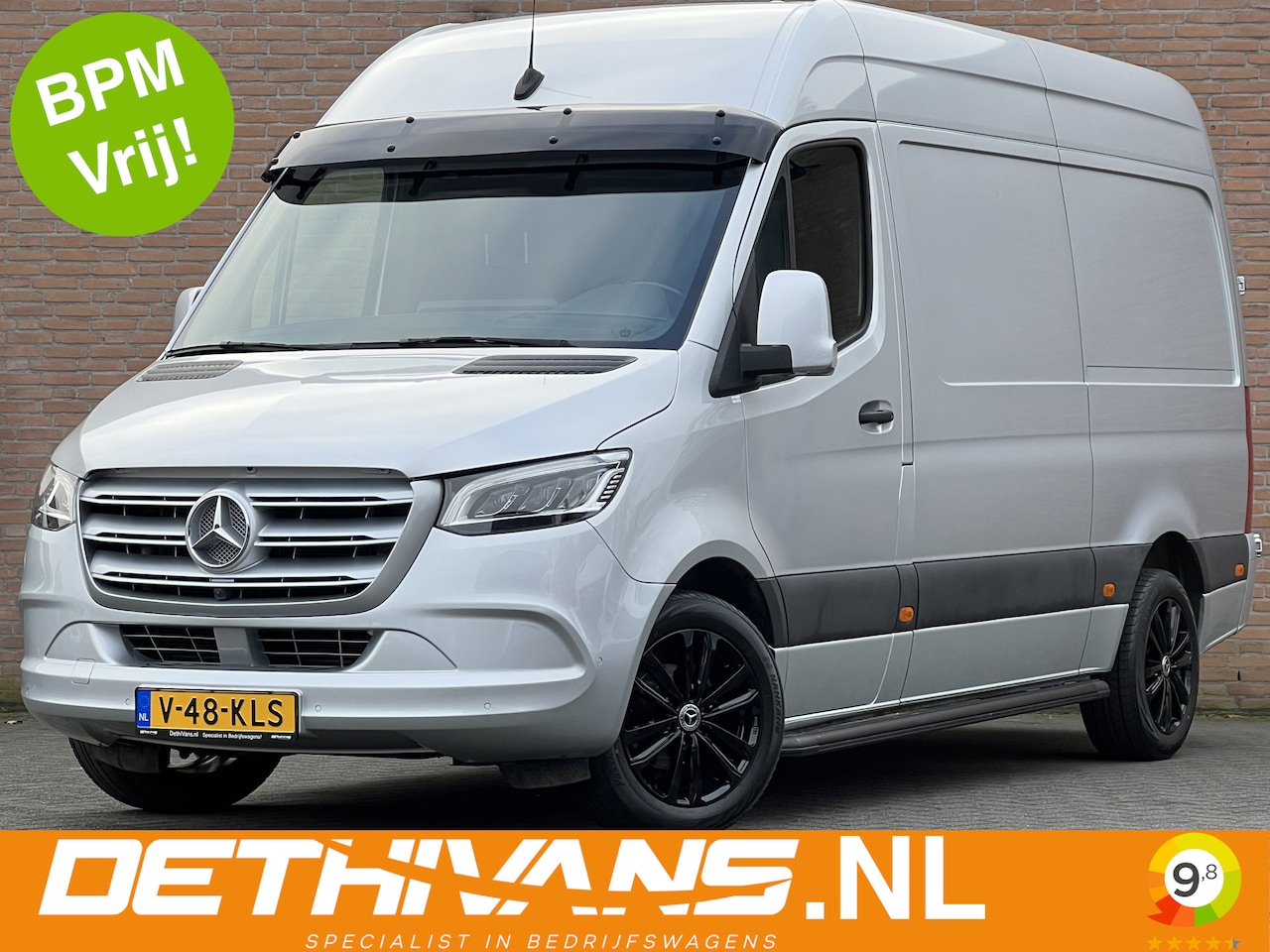 Mercedes-Benz Sprinter - 319CDI 190PK L2H2 7G-Tronic / M-Bux / Led / Vol Opties - AutoWereld.nl