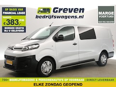 Citroën Jumpy - 2.0 BlueHDI L3H1 | MARGE | Dubbele Cabine | 5 Persoons | Airco Cruise Carplay Trekhaak Nav