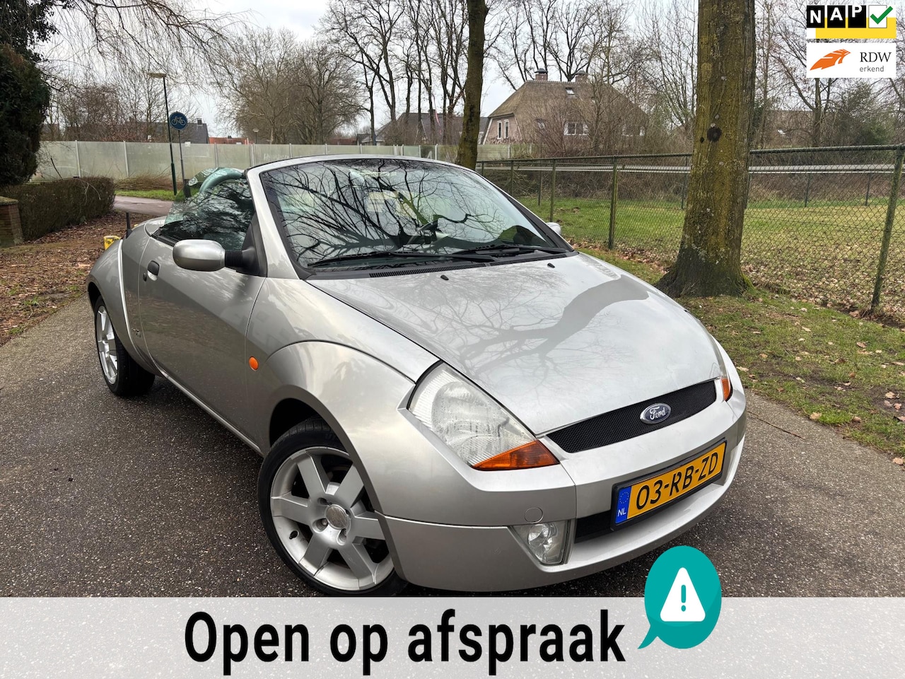 Ford Streetka - 1.6 | 2005 | CABRIO | LEDER | UNIEKE KILOMETERS | ORG NL|SPORTIEF - AutoWereld.nl