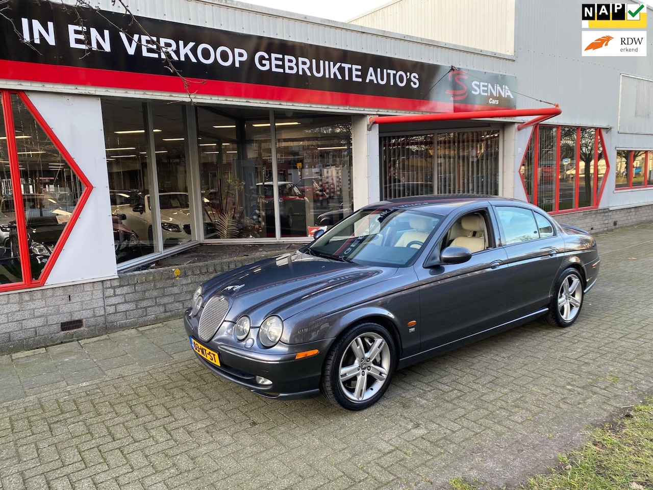 Jaguar S-type - 4.2 V8 R S/C Supercharged - 400 pk - Inr Mog ! - AutoWereld.nl