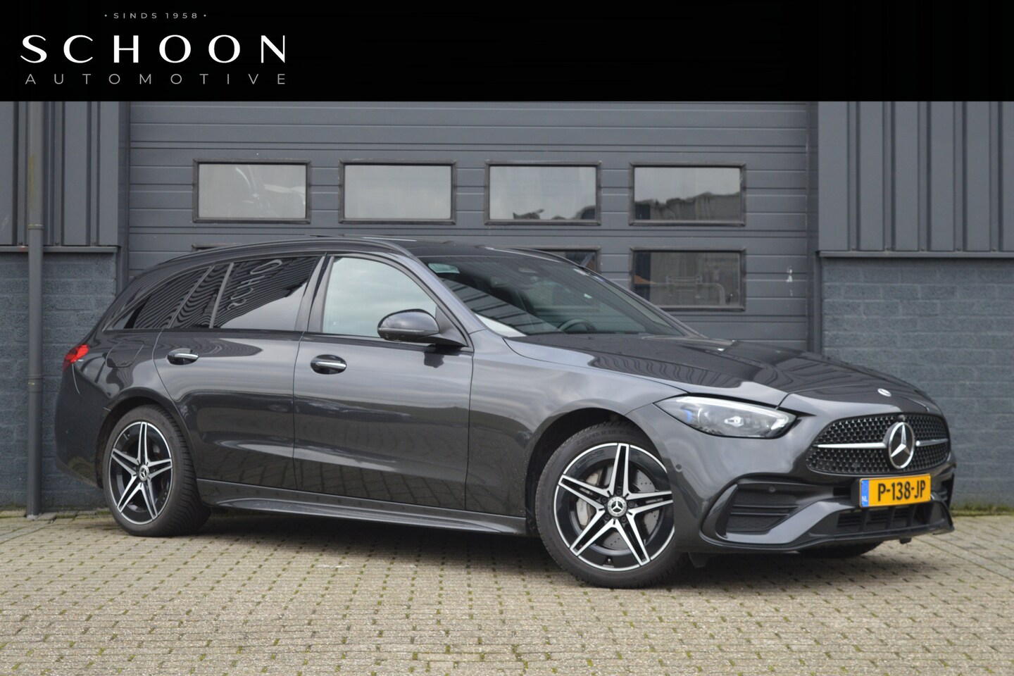 Mercedes-Benz C-klasse Estate - 300 e AMG LINE | PANO | HUD | KEYLESS | 360 CAM | BURMESTER | TREKHAAK - AutoWereld.nl