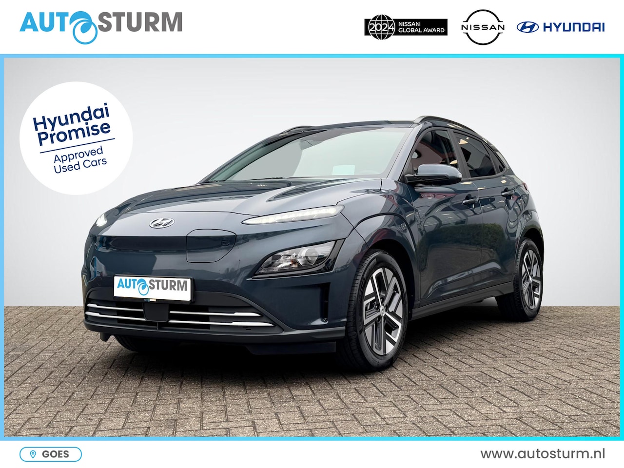 Hyundai Kona Electric - EV Fashion 39 kWh | Head-Up Display | Adapt. Cruise Control | Premium Audio | Navigatie | - AutoWereld.nl