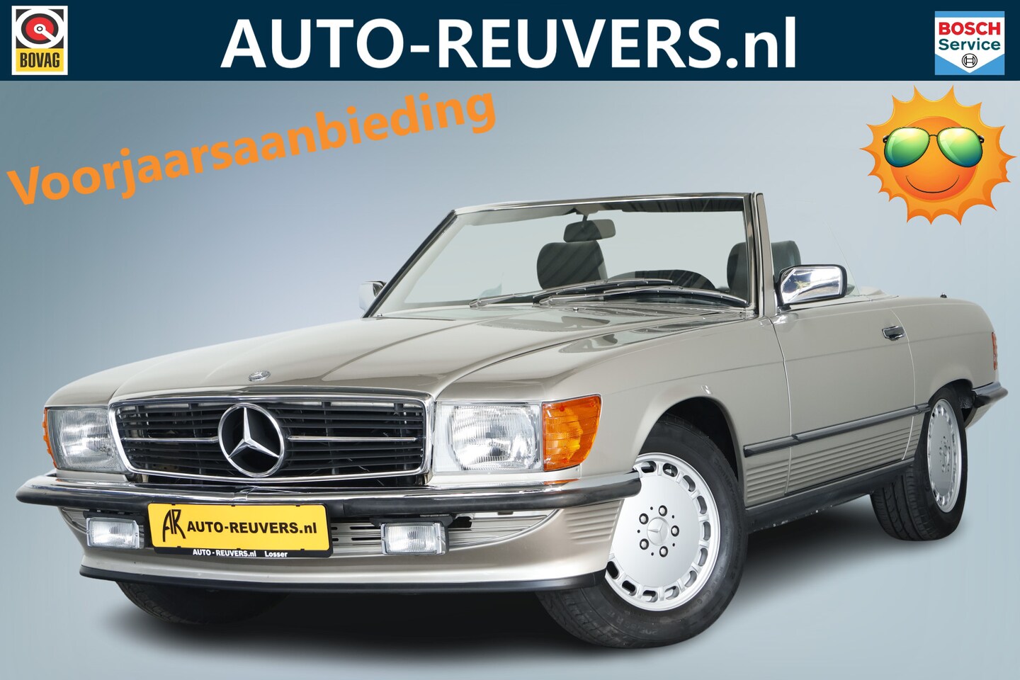 Mercedes-Benz SL-klasse Cabrio - 300 SL R107 / Weinig km / Leder / Hardtop - AutoWereld.nl