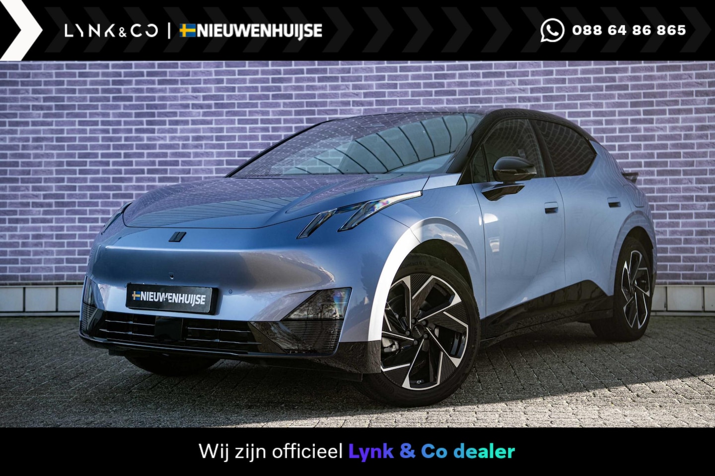 Lynk & Co 02 - More 66 kWh | UIT VOORRAAD LEVERBAAR  | COSMIC BLUE - AutoWereld.nl