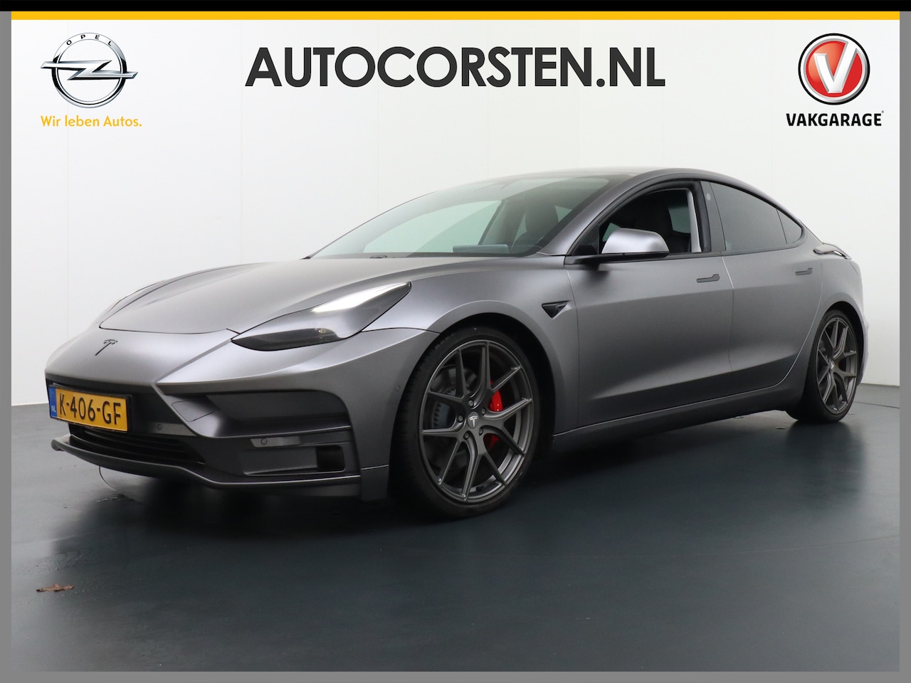 Tesla Model 3 - Performance 513pk Bodykit-Startech-(Brabus) Warmtepomp Elec.-Achterklep AWD 0-100 3,4 sec. - AutoWereld.nl