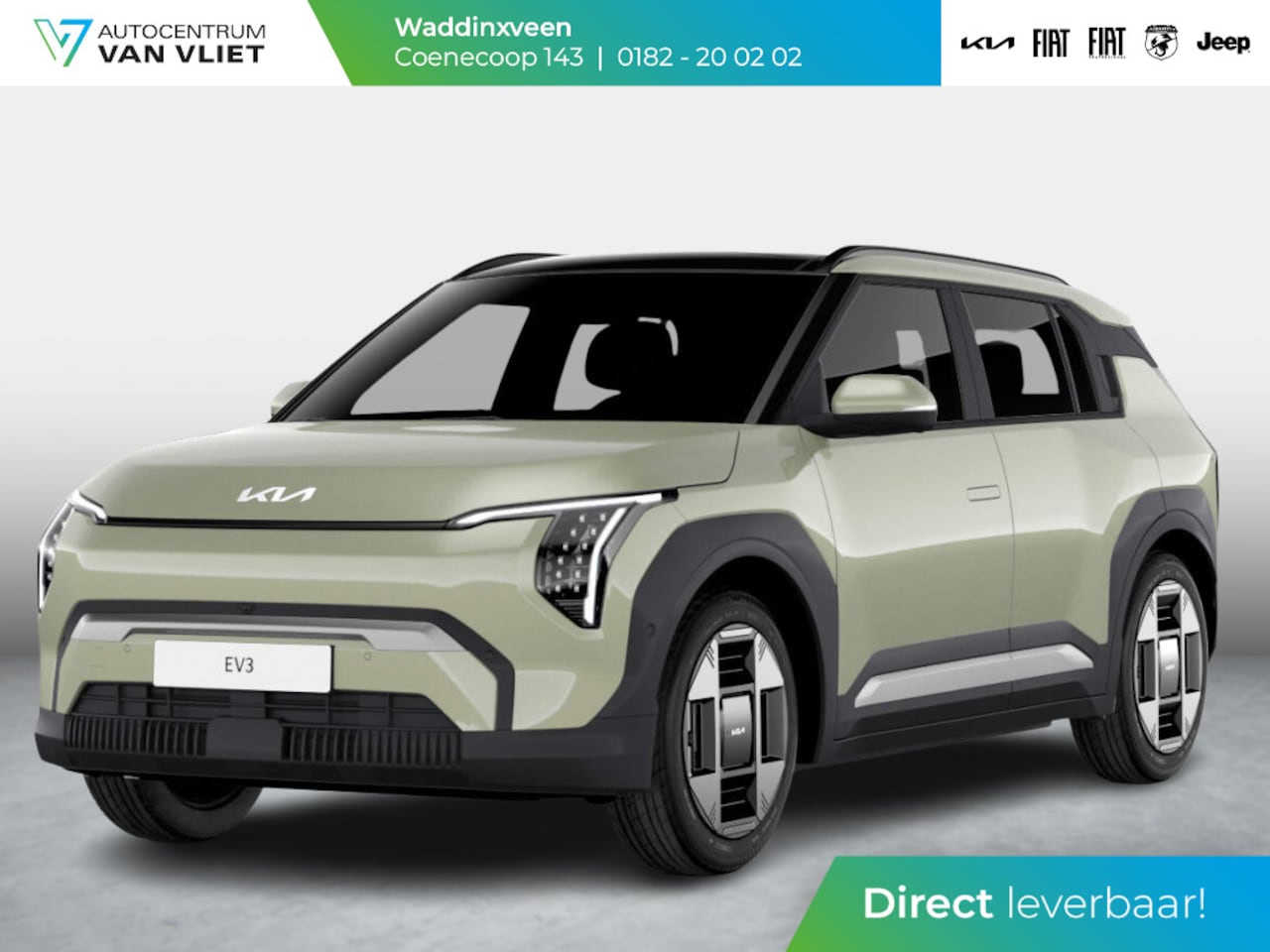 Kia EV3 - Air 58.3 kWh | Uit voorraad leverbaar | Navi | 17" | Adapt. Cruise | Clima | PDC | Dakrail - AutoWereld.nl