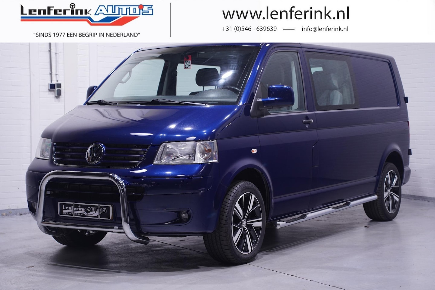 Volkswagen Transporter - 2.5 TDI 130 pk 5 Cilinder Dubbel CabineYoungtimer Airco, Cruise Control, NAP, 1e Eigenaar, - AutoWereld.nl