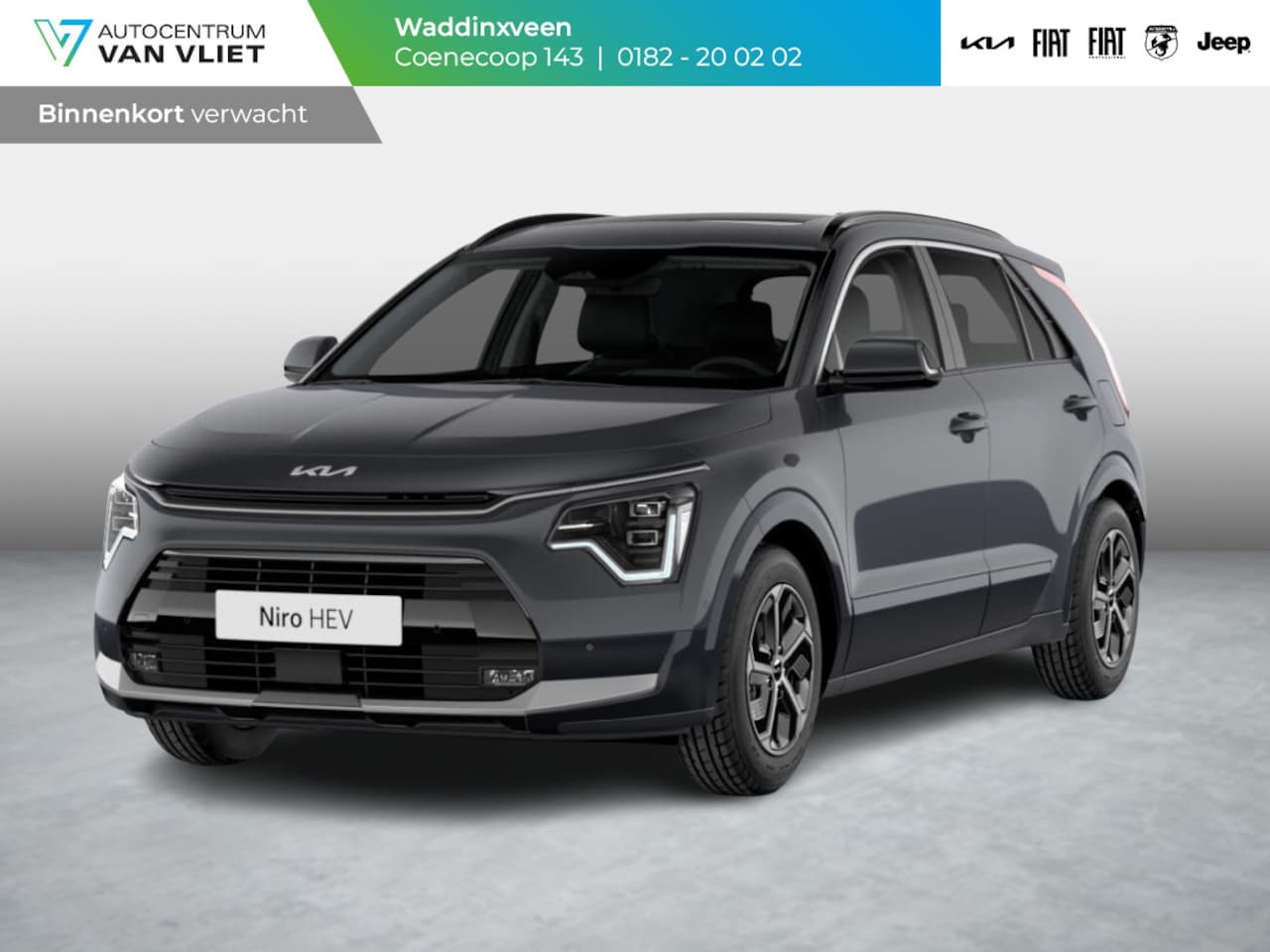 Kia Niro - 1.6 GDi Hybrid DynamicPlusLine | Levering April | LED | Clima | Navi | Carplay | Stoel&Stu - AutoWereld.nl