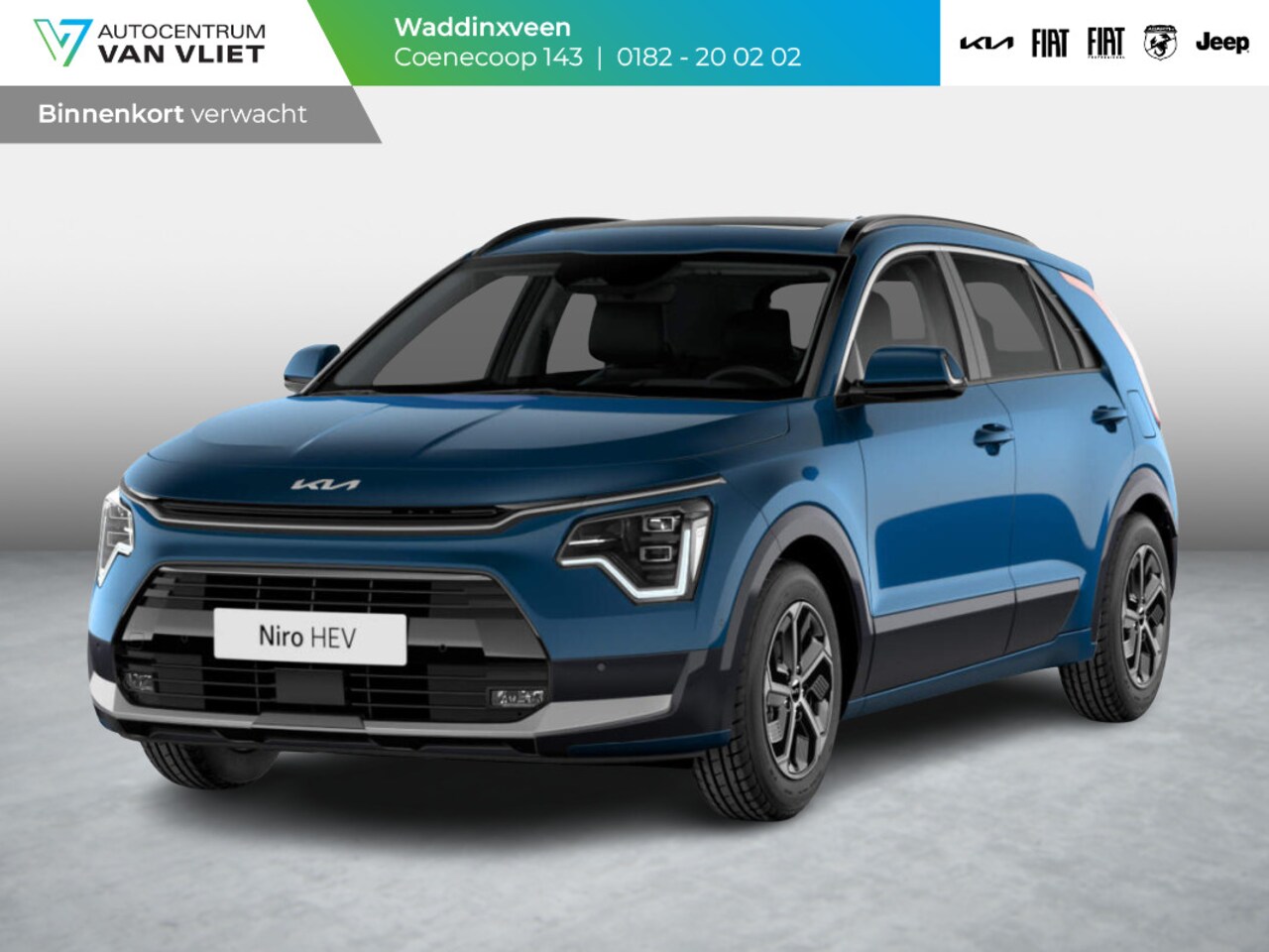 Kia Niro - 1.6 GDi Hybrid DynamicPlusLine | Levering April | LED | Clima | Navi | Carplay | Stoel&Stu - AutoWereld.nl