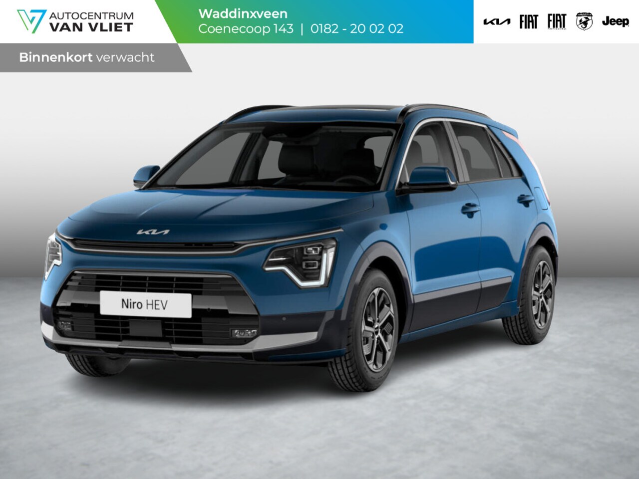 Kia Niro - 1.6 GDi Hybrid DynamicLine | Levering Maart | Clima | Camera | Apple Carplay | Navi | Adap - AutoWereld.nl