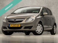 Opel Corsa - 1.4-16V Sport (5 DEURS, STUUR/STOELVERWARMING, AIRCO, SPORTSTOELEN, GETINT GLAS, PARKEERSE