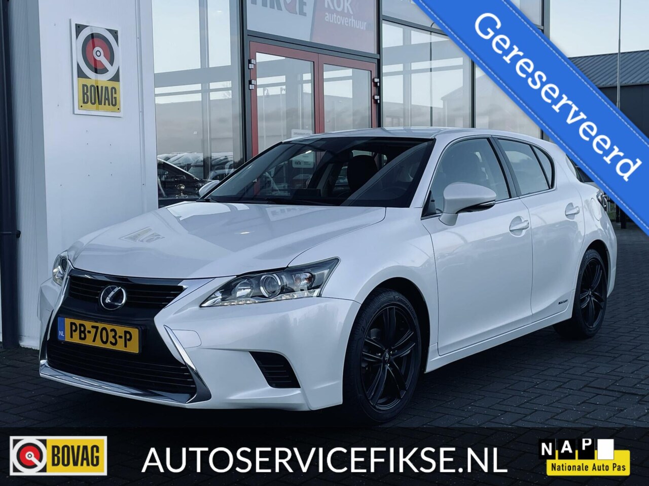 Lexus CT 200h - ZWART LEER - STOELVERW. - DEALER ONDERHOUDEN - AutoWereld.nl