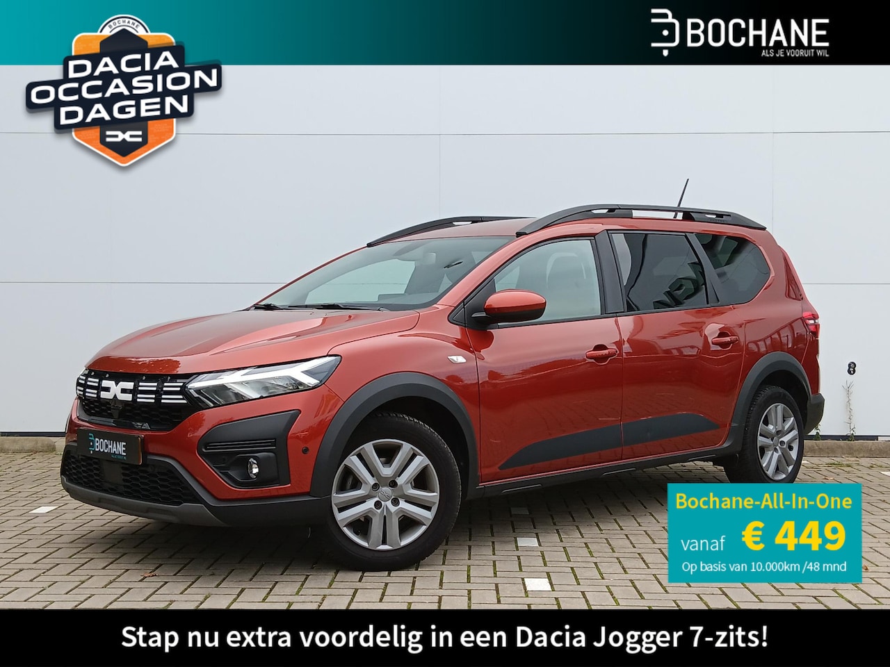 Dacia Jogger - 1.0 TCe 110 Expression 7p. 7-Persoons / Navigatie / Parkeersensoren V+A+Camera / Airco / B - AutoWereld.nl