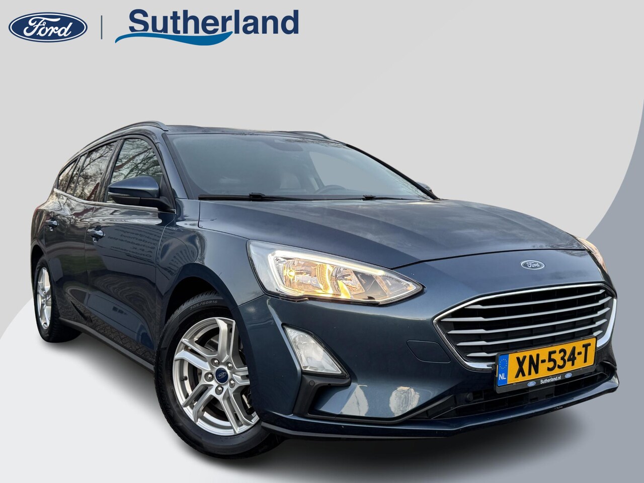 Ford Focus Wagon - 1.0 EcoBoost Trend Edition Business 100pk Cruise control | Airco | Lichtmetaal | Apple car - AutoWereld.nl