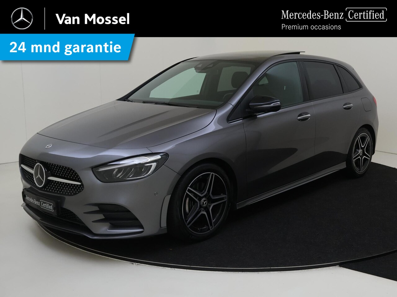 Mercedes-Benz B-klasse - 180 AMG Line / Panorama-schuifdak / Rijassistentiepakket / Stoelverwarming / Night-Pakket - AutoWereld.nl