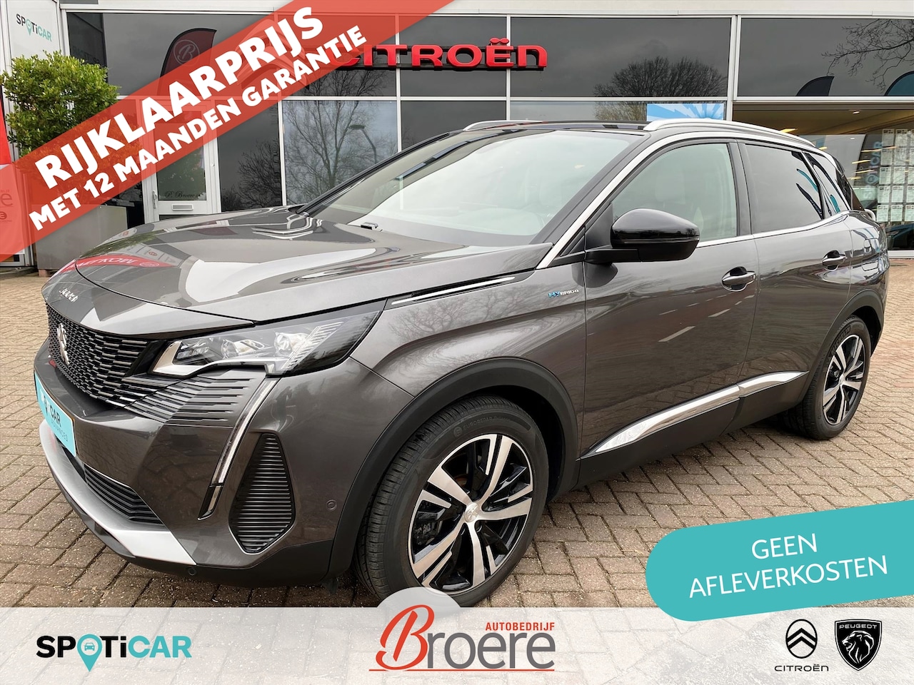 Peugeot 3008 - 1.6 Plug-in HYbrid 4x4 300pk e-EAT8 GT | elek. klep, adaptive cruise, camera, dodehoekdete - AutoWereld.nl