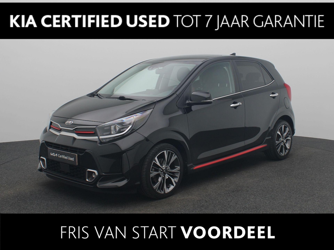 Kia Picanto - 1.0 T-GDi GT-Line 5p | 100 PK! | Stoel Stuur Verwarming | Navigatie | Sport stoelen | Came - AutoWereld.nl