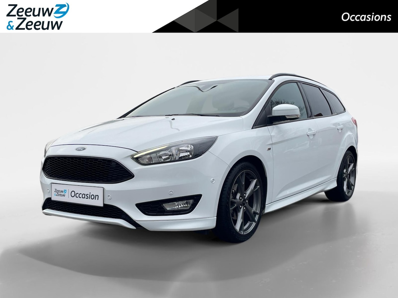 Ford Focus Wagon - 1.0 ST-Line | Dealer onderhouden | Navigatie | Parkeersensoren V+A | Elektrisch inklapbare - AutoWereld.nl