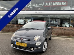 Fiat 500 - Cabrio 0.9 TwinAir Turbo Lounge Airco - Cruise control - Navigatie full map - Multifunctio