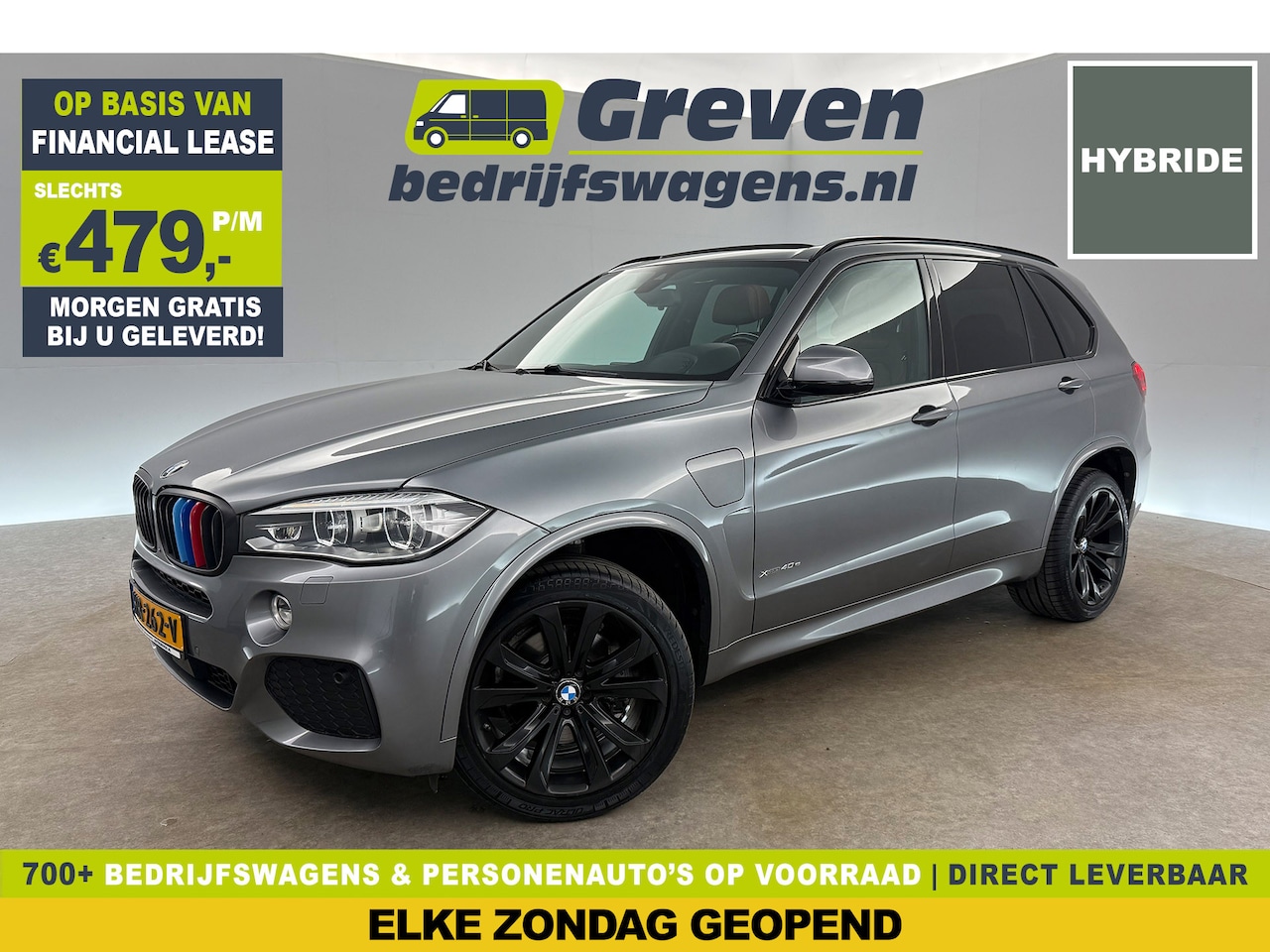 BMW X5 - xDrive40e Hybride-Benzine M-Sport 358PK Pano Camera Trekhaak Clima LED Cruise Navi PDC 20' - AutoWereld.nl