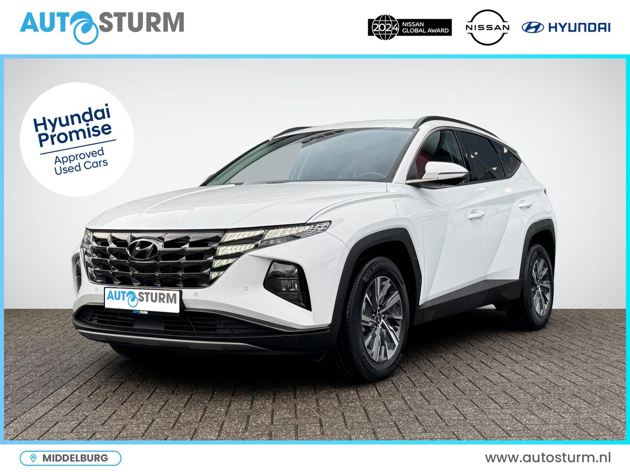 Hyundai Tucson - 1.6 T-GDI MHEV Comfort Smart | Navigatie | Camera | Apple Carplay/Android Auto | Premium A - AutoWereld.nl