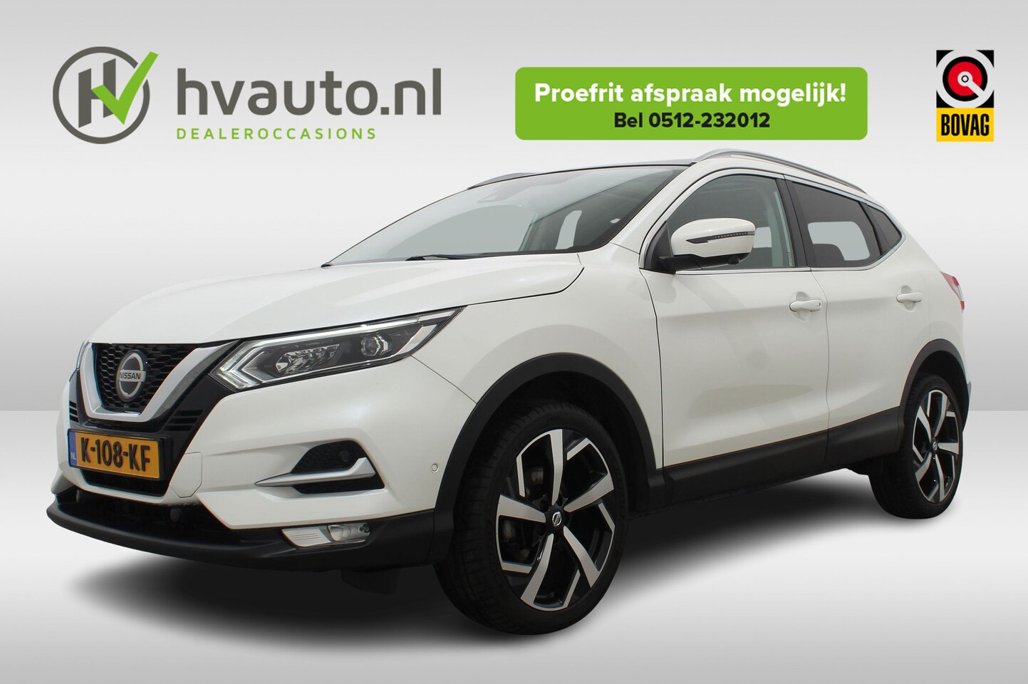 Nissan Qashqai - 1.3 DIG-T 140PK TEKNA | Navi | Panoramadak | 360 camera - AutoWereld.nl