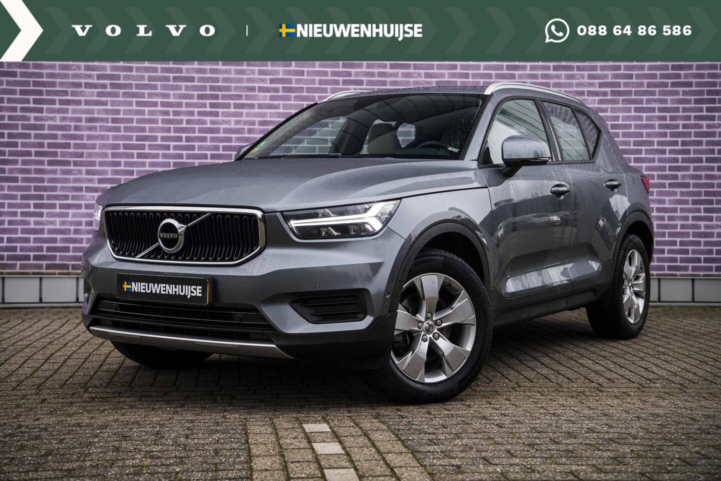 Volvo XC40 - T4 Aut. Momentum | Leder | Camera | Trekhaak | Stoelverw | Adapt. Cruise | BLIS | Apple Ca - AutoWereld.nl