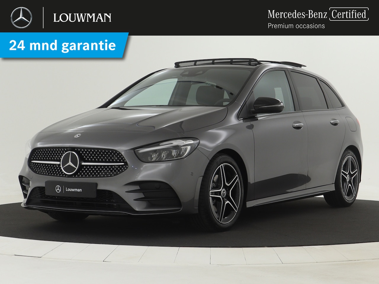 Mercedes-Benz B-klasse - 180 AMG Line | Panoramaschuifdak | Nightpakket | Rijassistentiepakket | USB-pakket plus | - AutoWereld.nl