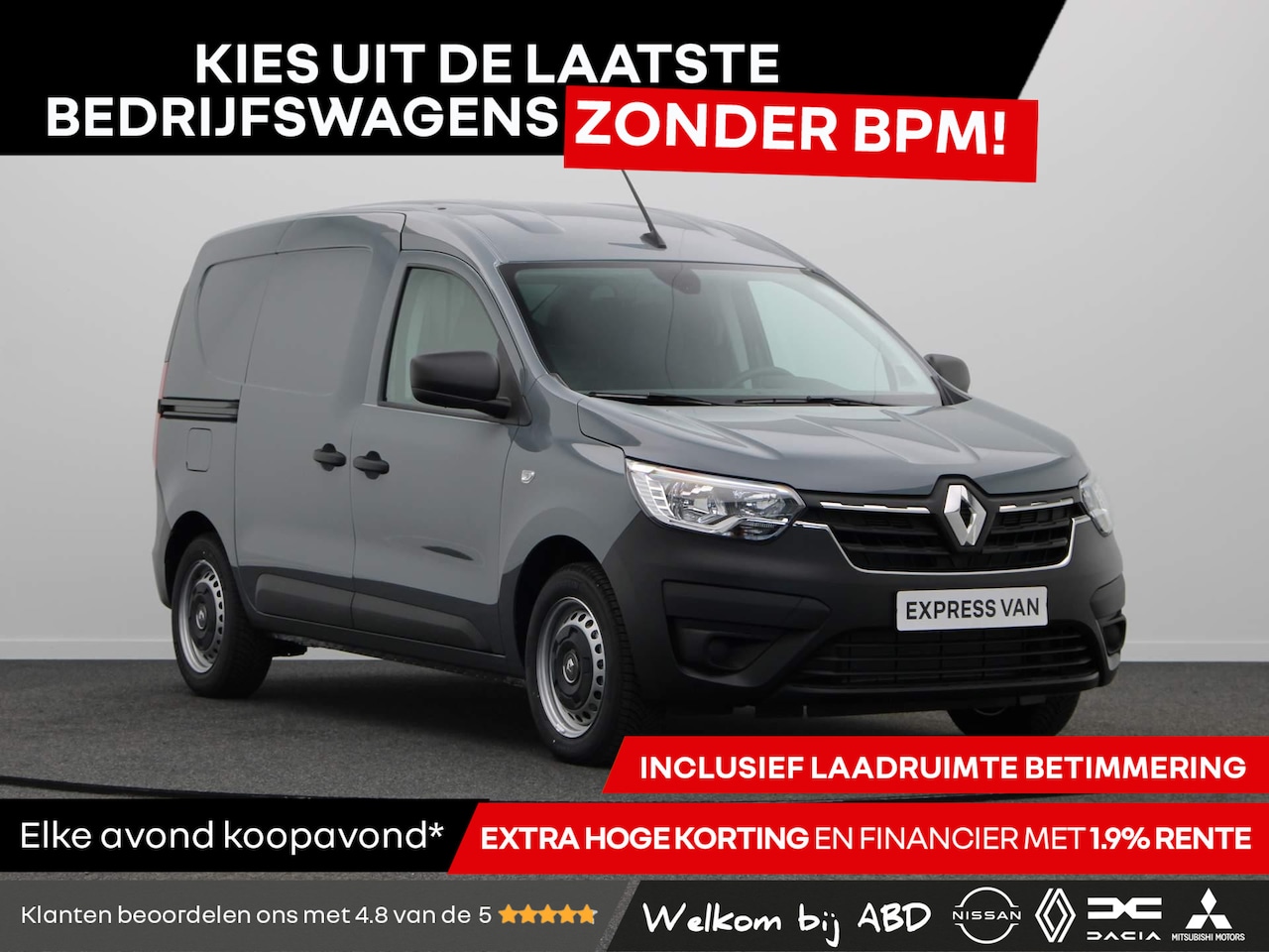 Renault Express - 1.5 dCi 75pk Comfort | BPM Voordeel | Hoge korting | Lage rente | Direct rijden | Vol opti - AutoWereld.nl