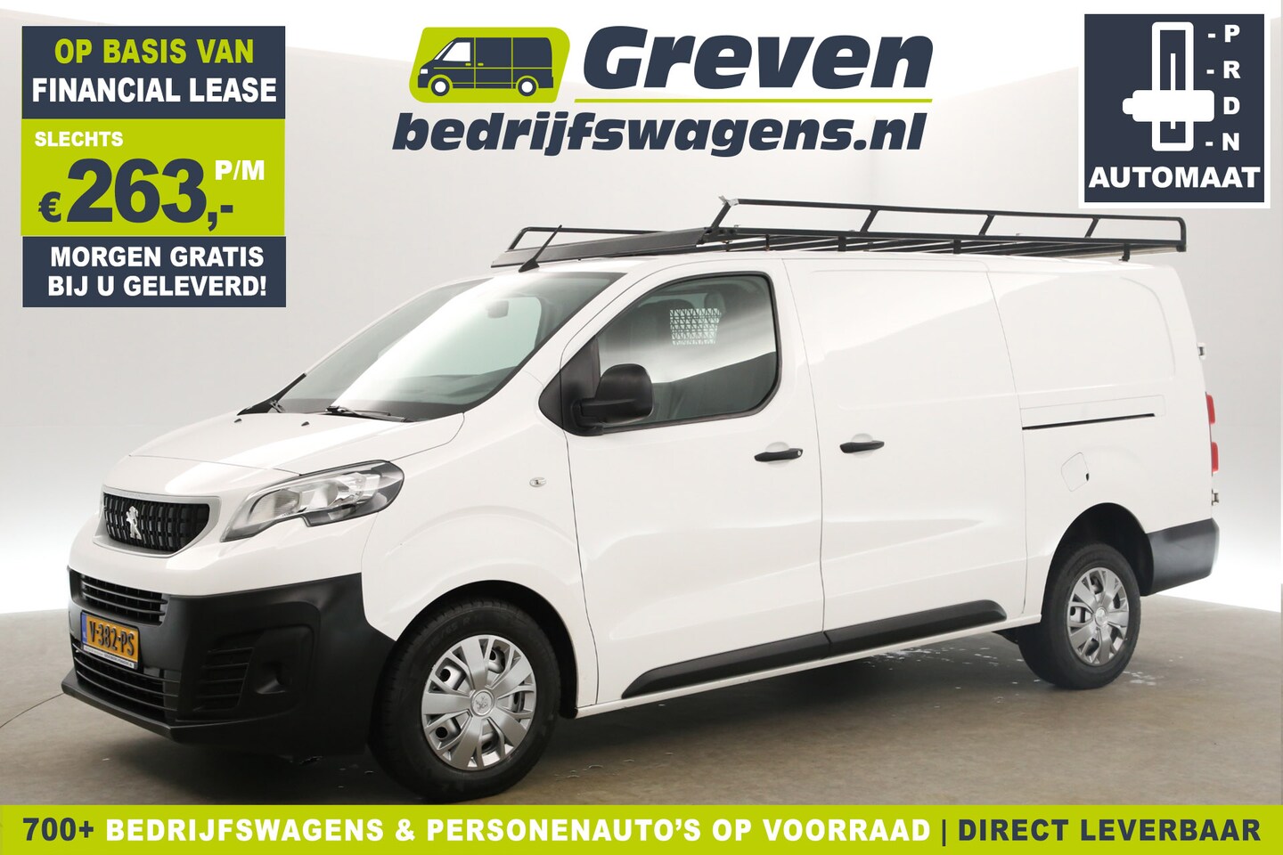 Peugeot Expert - 2.0 BlueHDI L3H1 177PK Automaat Airco Cruise 2xSchuifdeur Trekhaak Imperiaal PDC 3 Persoon - AutoWereld.nl