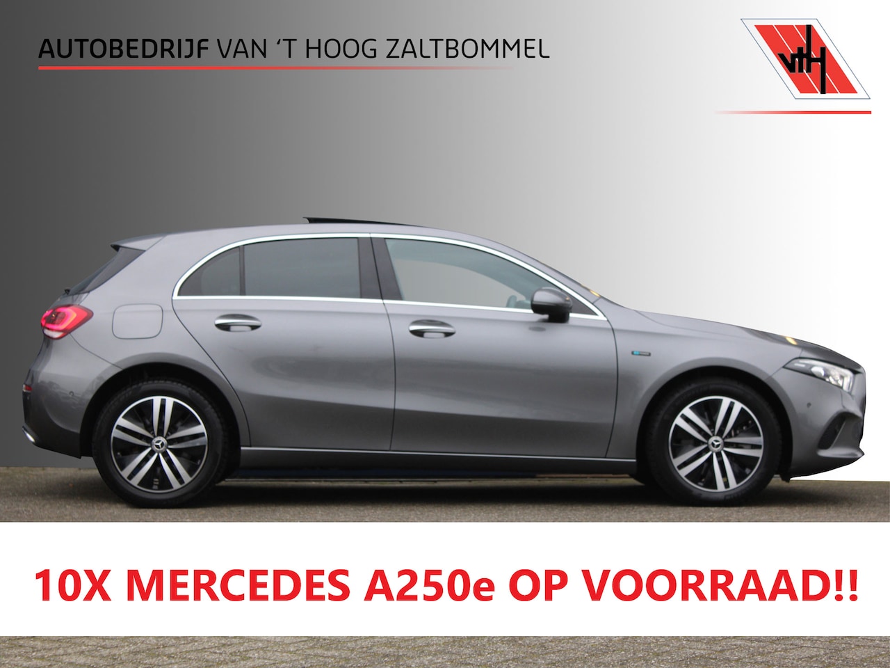 Mercedes-Benz A-klasse - 250e AUT8 Premium Plus LEDER MEMORY PANORAMADAK SFEER KEY-LESS GO CARPLAY - AutoWereld.nl