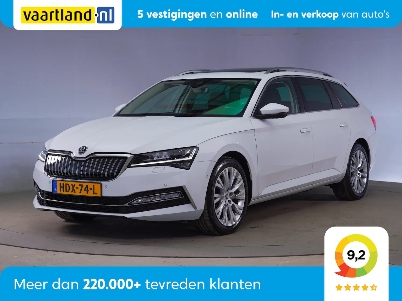 Skoda Superb Combi - 1.4 TSI iV Business Edition Plus Aut. [ Panorama LED Stoelverwarming ] - AutoWereld.nl