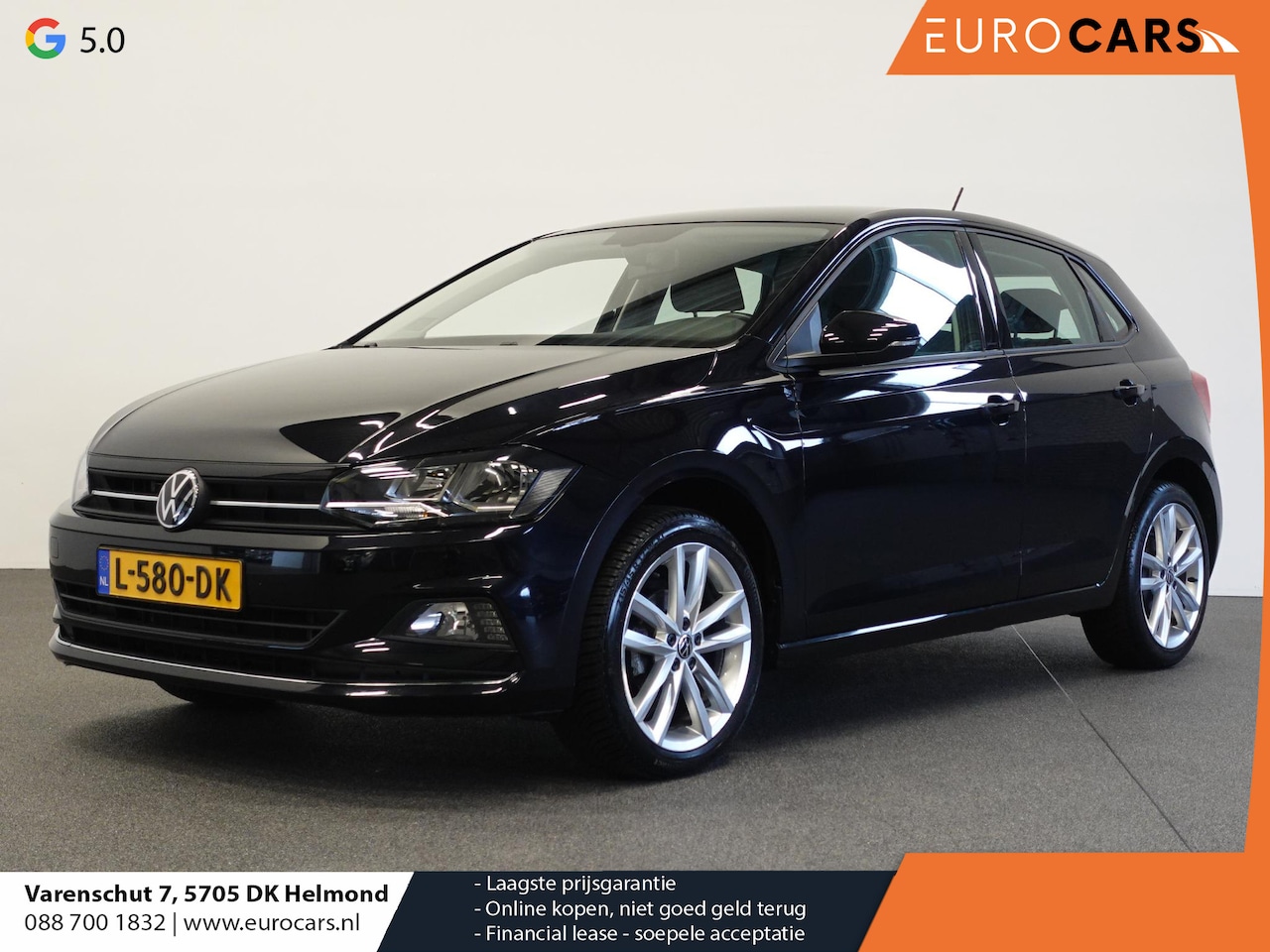 Volkswagen Polo - 1.0 TSI Highline DSG-7 Aut. Executive 17" Velgen Navigatie Carplay Adaptive Cruise Control - AutoWereld.nl