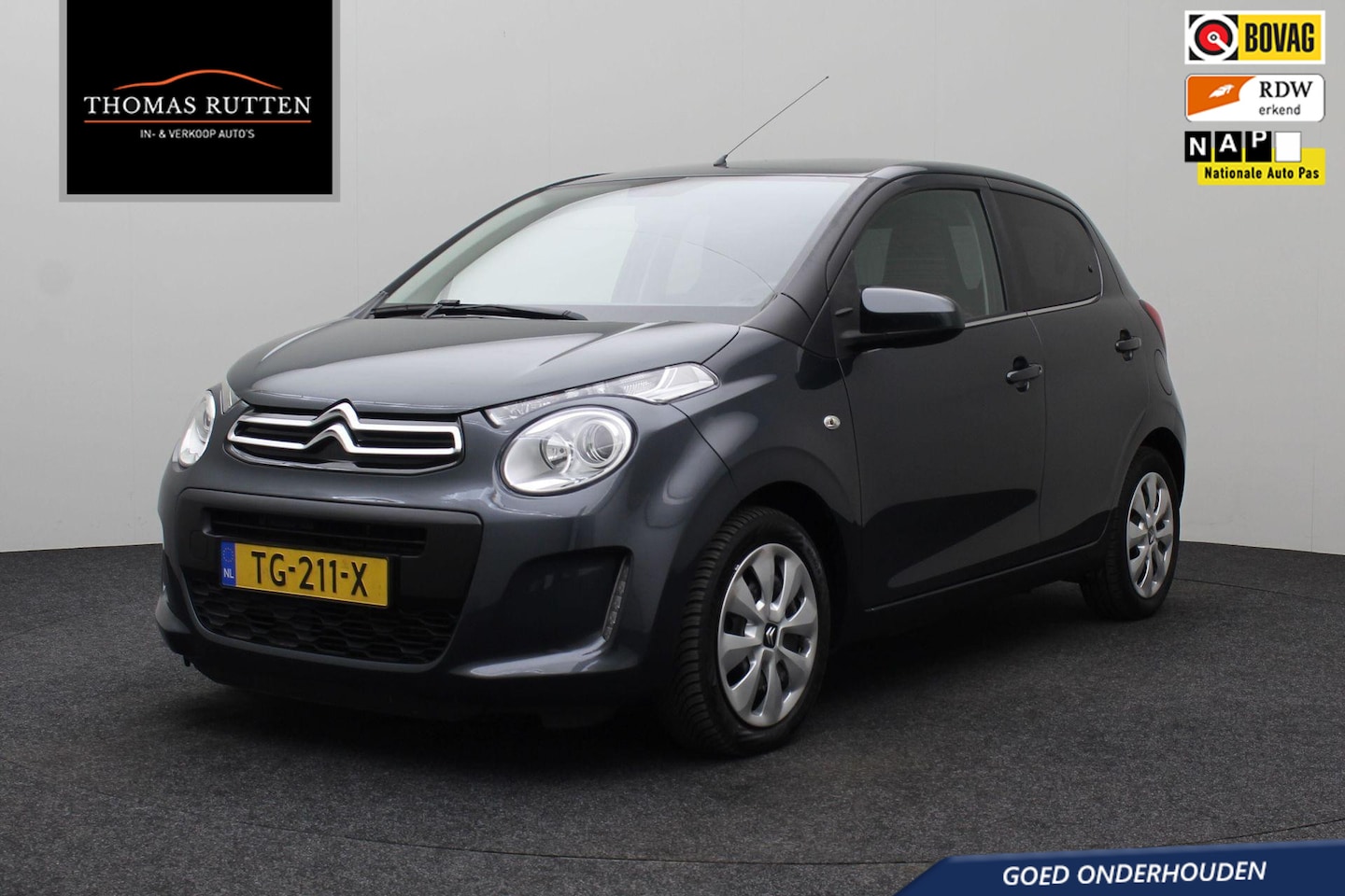 Citroën C1 - 1.0 e-VTi Feel 2018 NAP | Bluetooth | Airco | USB | Elektrische ramen | Centrale vergrende - AutoWereld.nl