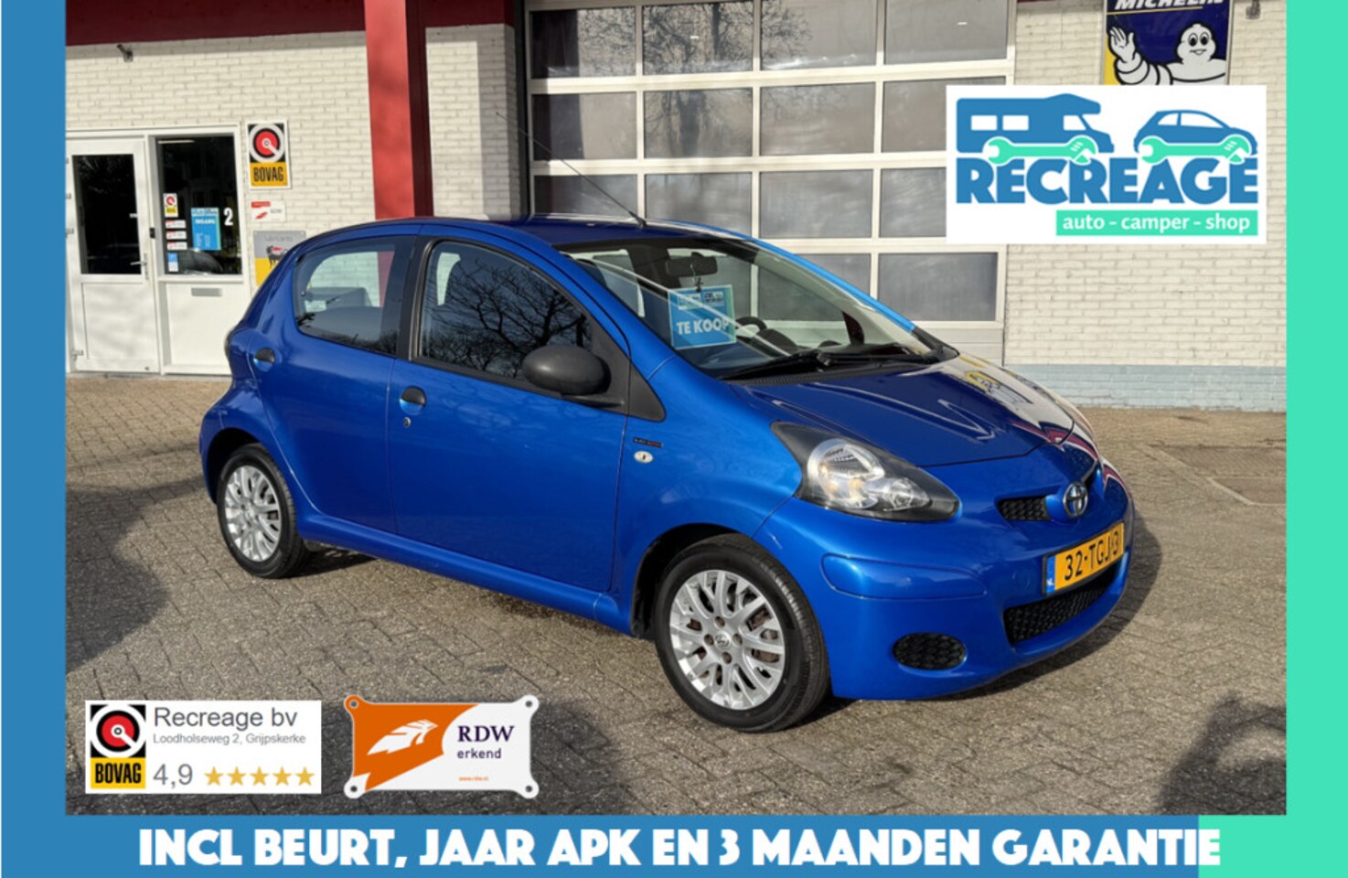 Toyota Aygo - 1.0 12v VVT-i Now, airco, carplay, APK, garantie, beurt - AutoWereld.nl