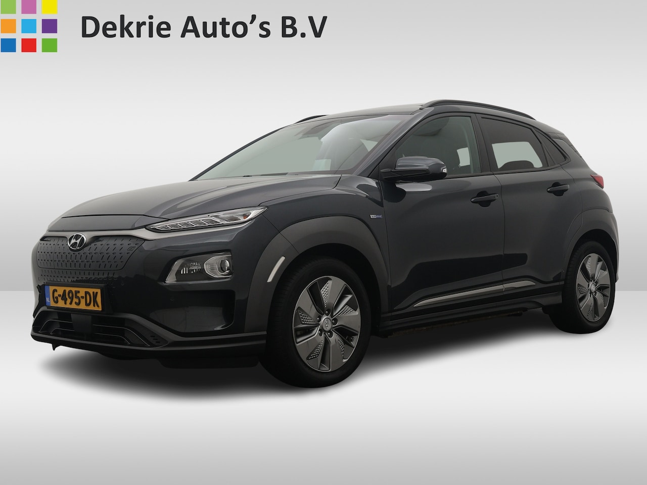 Hyundai Kona Electric - EV Premium 64 kWh 100% EV. / Schuifdak / Navigatie / Pdc+Camera / Xenon / Leder / stoelver - AutoWereld.nl