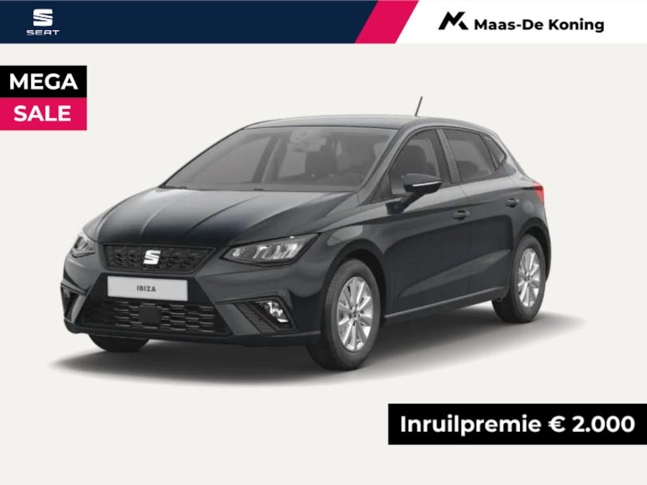 Seat Ibiza - Style Plus 1.0 95 pk TSI Hatchback 5 deurs | Fiord blue | Parkeersensoren achter | Apple c - AutoWereld.nl