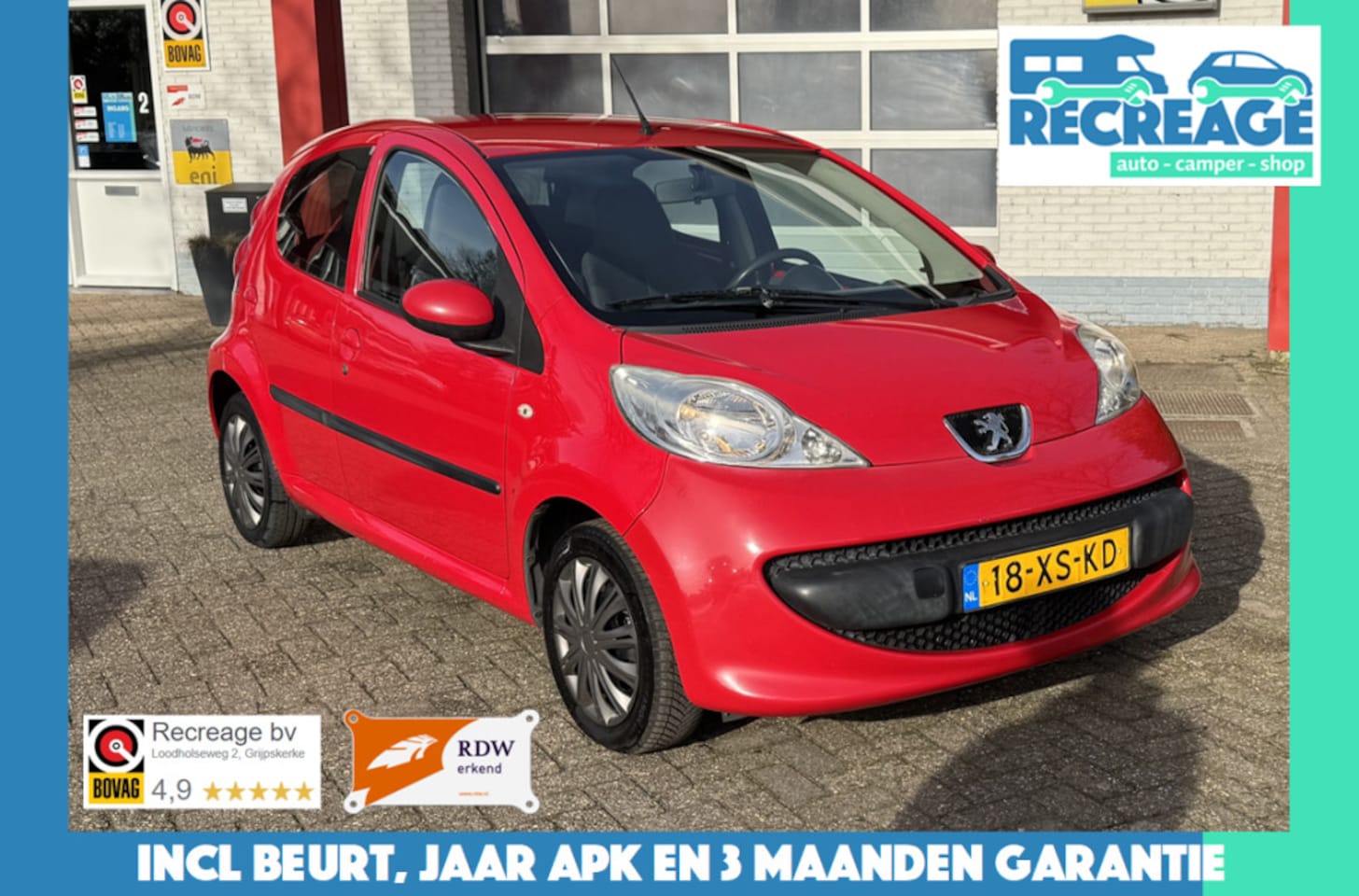 Peugeot 107 - XS 1.0 5 deurs, carplay, jaar APK, beurt en 3mnd gar. - AutoWereld.nl