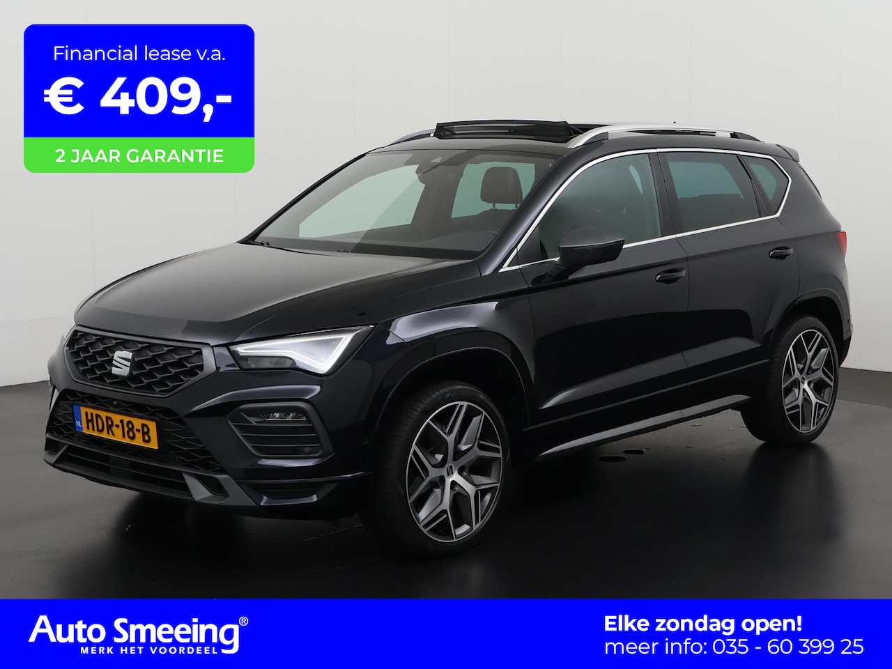 Seat Ateca - 1.5 TSI FR DSG | Digital Cockpit | DCC | Panoramadak | Stuurverwarming | Trekhaak | Zondag - AutoWereld.nl