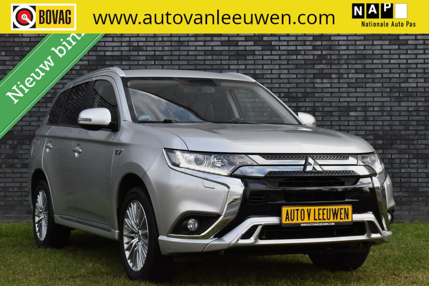 Mitsubishi Outlander - 2.4 PHEV Hybride ALCANTARACAMERA/NAVI/CARPLAY-ANDROID/STOELVERW./ETC,! - AutoWereld.nl