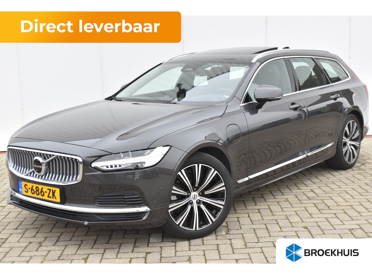 Volvo V90 - 2.0 T6 Plug-in hybrid AWD Ultimate Bright AUTOMATIC - AutoWereld.nl