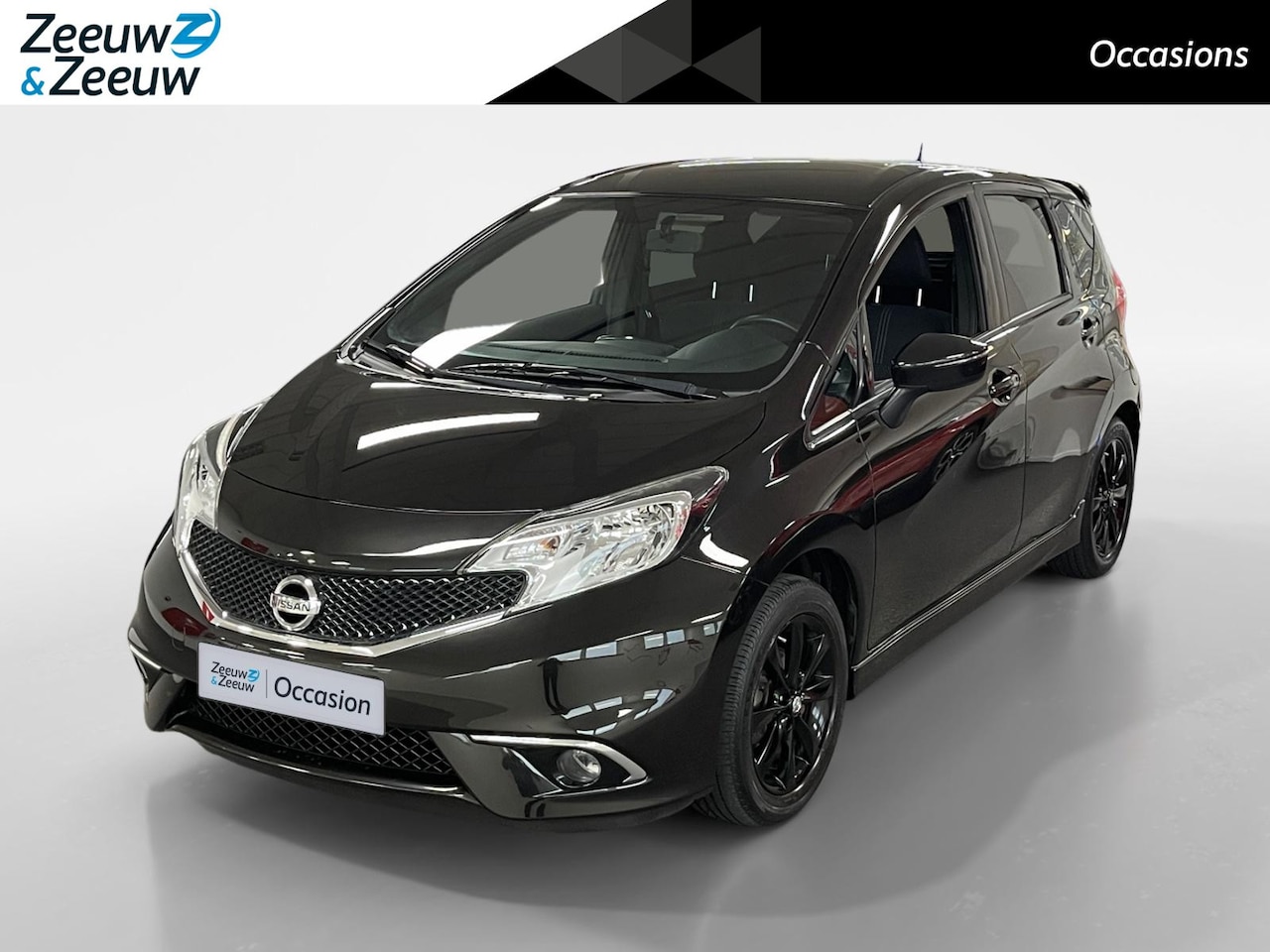 Nissan Note - 1.2 Black Edition Airco Navi cruise controle lm velgen dikste uitvoering UNIEK ORGINEEL NE - AutoWereld.nl