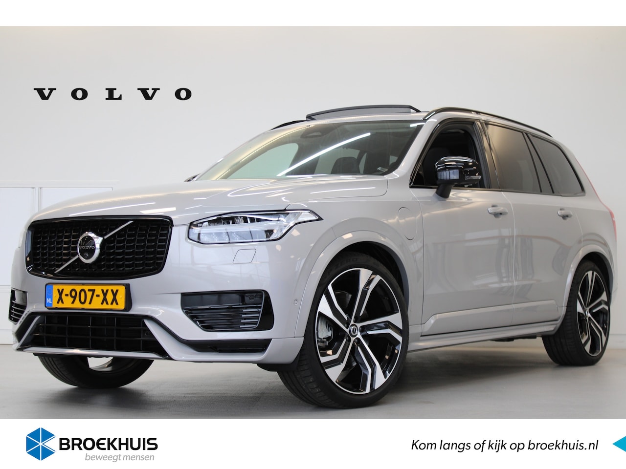 Volvo XC90 - T8 455PK AWD Ultimate Dark | Luchtvering | Trekhaak | 360º view | All season | Panoramadak - AutoWereld.nl