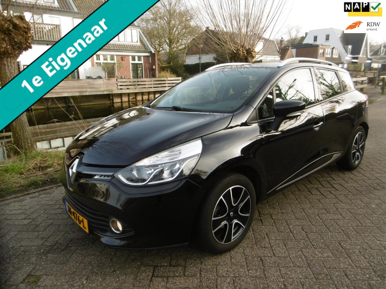 Renault Clio Estate - 0.9 TCe 90pk 1e eig. Airco Navi Cruise Trekhaak 1200kg Historie - AutoWereld.nl