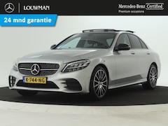 Mercedes-Benz C-klasse - 180 Business Solution AMG | Dodehoekdetector | Panorama schuif-kanteldak | Navigatie | Sto