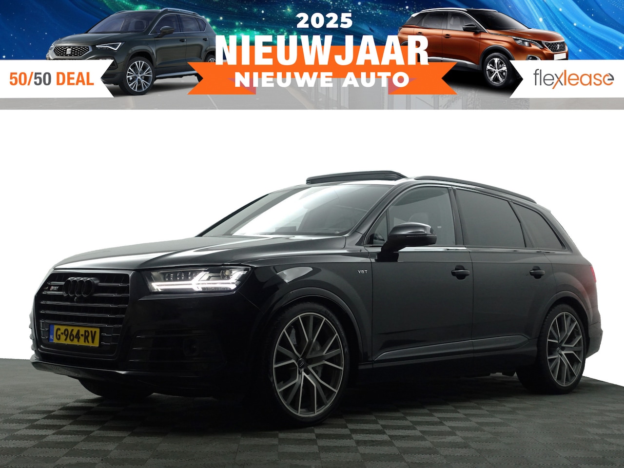 Audi Q7 SQ7 - 4.0 TDI Quattro Pro Line+ 7 Pers, Ceramic Remmen, 4 Wielsturing, Bang Olufsen+, DVD, Carbo - AutoWereld.nl