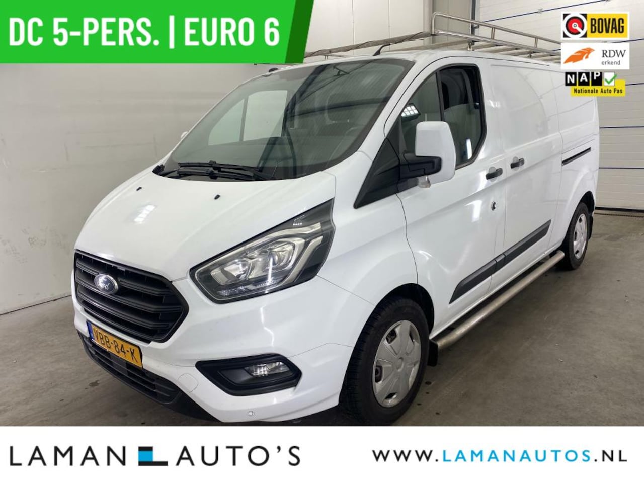 Ford Transit Custom - 320 2.0 TDCI 130pk L2H1 Trend | Euro 6 Lengte 2 CarPlay Airco Navi 2x Schuifdeur Cruise Tr - AutoWereld.nl